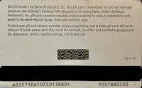 a gift card with a design on it